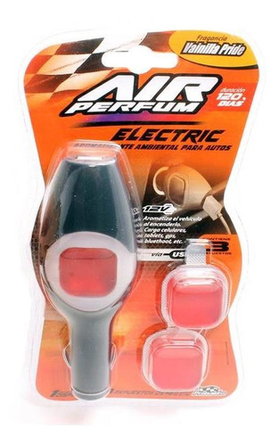 Imagen 1 de 5 de Air Perfum Aromatizante 12v C/salida Usb Vainilla Pride