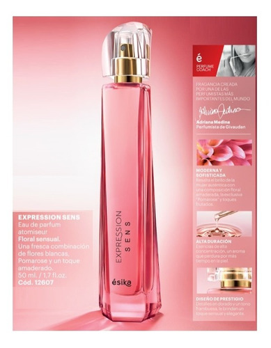 Perfume Expression Sens Mujer Esika Nuevo Sellado Garantía!
