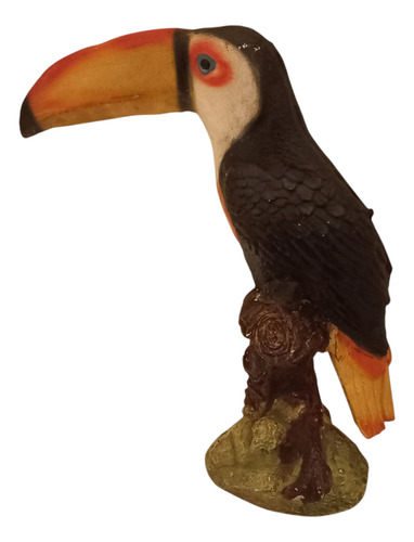 Figura Tucan Decorativa Set X 3. Jardín Y Casa Negro