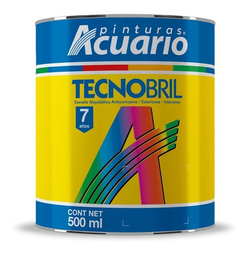 Imagen 1 de 1 de Pintura Esmalte Acuario Tecnobril 500ml Blanco