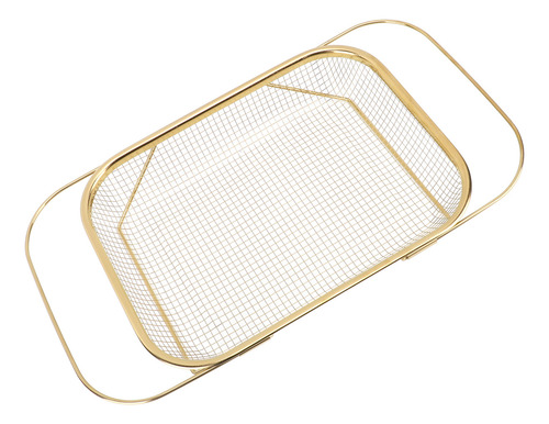 Cesta Coladora De Acero Inoxidable Golden Over The Sink