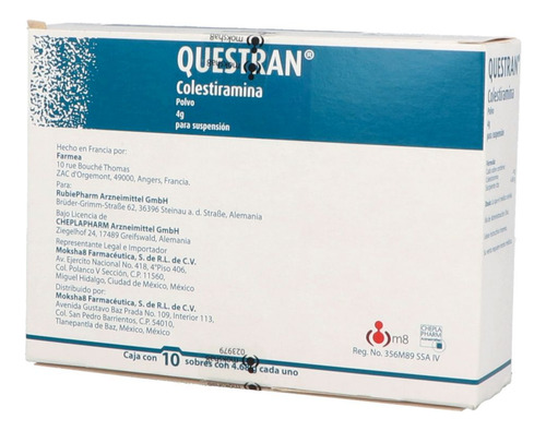Questran Polvo 4g Caja Con 10 Sobres