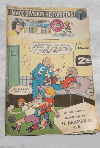 Historieta Comic * Pirulete Y Sus P * Nº 46 Ed. Macc Antigu