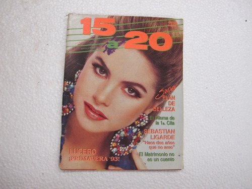 Revista De Quince Y Veinte Portada  Lucero  1993 