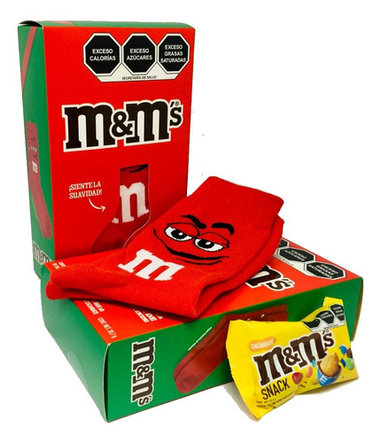 Chocolates M&m's Con 1 Par De Calcetines De Colección