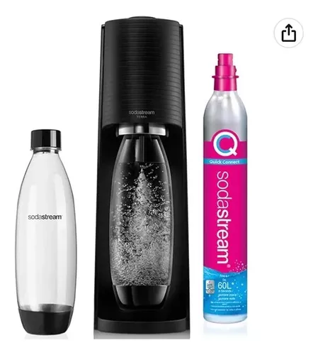 Máquina Para Hacer Soda Terra Sodastream Botella Cilindro