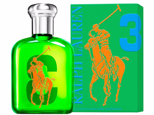 Ralph Lauren The Big Pony Green 3 75ml Masculino Original