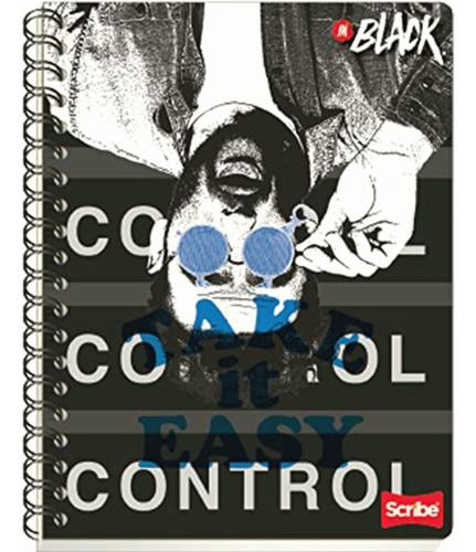 Scribe Inblack, Cuaderno Con Espiral Doble Profesional De