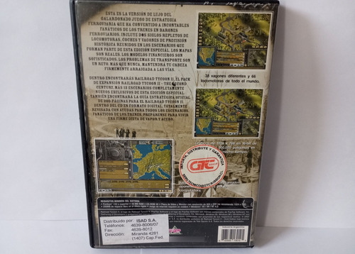 Juego Pc Railroad Tycoon 2 (ver Descripción) (Usado)