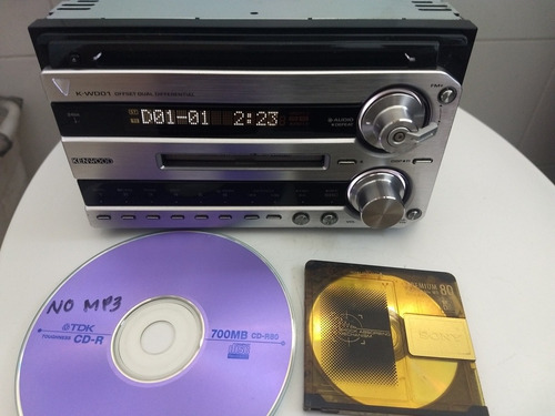 Kenwood Hi-end Super Raro K-wd01 Minidisc Cd *bluetooth-ipod (Usado)