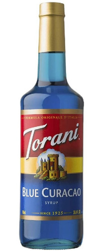 Jarabe Torani Clasico Sabor Blue Curacao 750 Ml