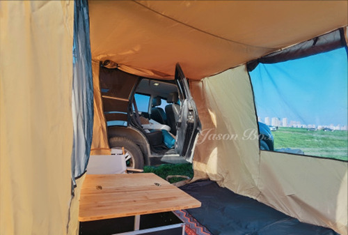 Toldo Carpa Cerrada Overland Camperizacion Suv Todo Terreno Negro