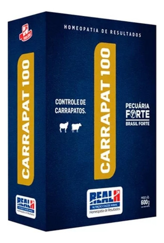 Kit 24 Unidades - Real H Carrapat 100 Com 600 Gramas