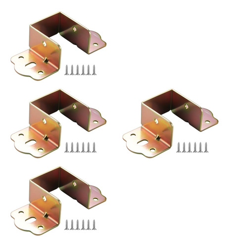 Soporte De Riel De Cama De 4 Piezas Bisagra De Cama 40 Mm