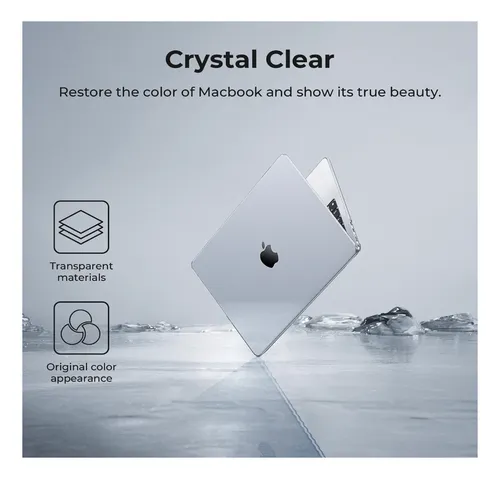 Protector Pantalla Vidrio + Carcasa Para Macbook New Air 13