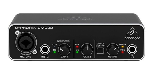 Interface Behringer Umc22