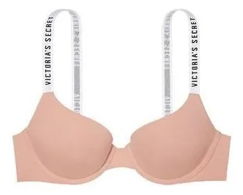 Sost n Push Up Tiras Blancas Pastel Pink 32d