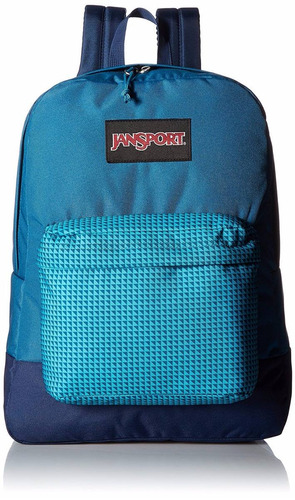 Mochila Jansport Original Black Label Blue Combo