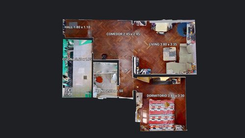 Departamento 2 Ambientes En Venta En Almagro