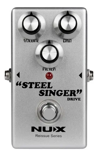 comprar Pedal De Efecto para guitarra Nux Steel Singer overDrive Distorsión