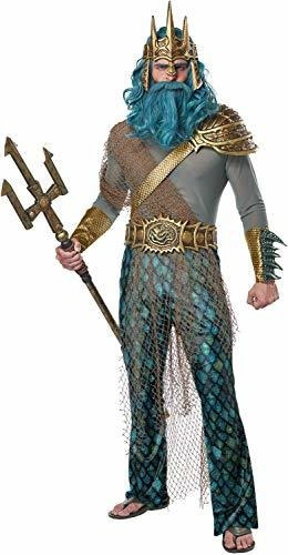 Disfraz Hombre - God Of The Sea Poseidon - Disfraz Para Homb