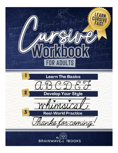 Libro: Apostila Cursiva Para Adultos: Escreva Com Estilo