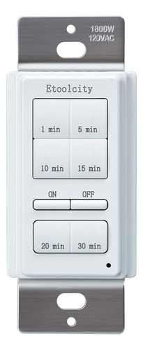 Interruptor De Temporizador Para Ventilador De Baño
