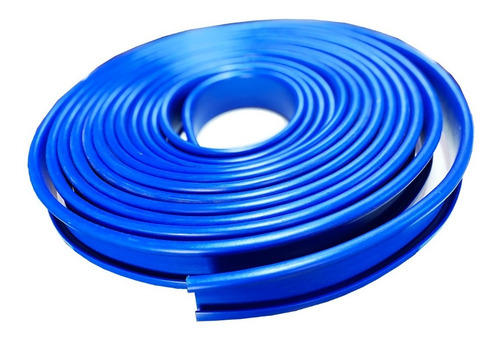 Pasamanos Moldura Flexible Plástico 2 Pulgadas Color Azul