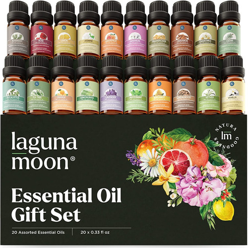 Lagunamoon- Juego De Aceites Esenciales Premium Aromaterapia