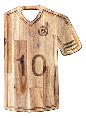 Tabla Futbol Camiseta Palasado Selección Chilena