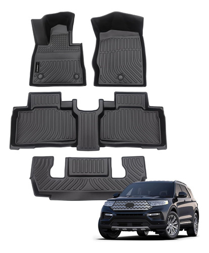 Tapetes Todo Clima Ford Explorer 2020-2024 De 6 Asiento...