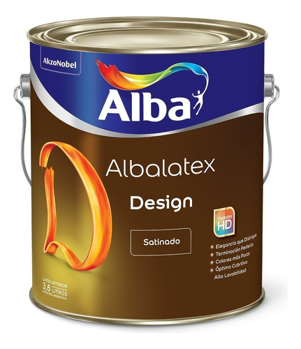 Alba Albalatex Satinado pintura látex x 1 lt color blanco