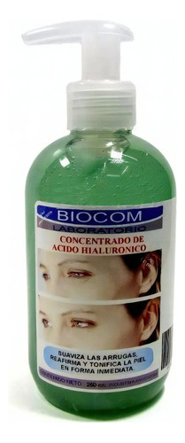 Gel Concentrado de Ácido Hialurónico  5% Biocom para todo tipo de piel de 250mL