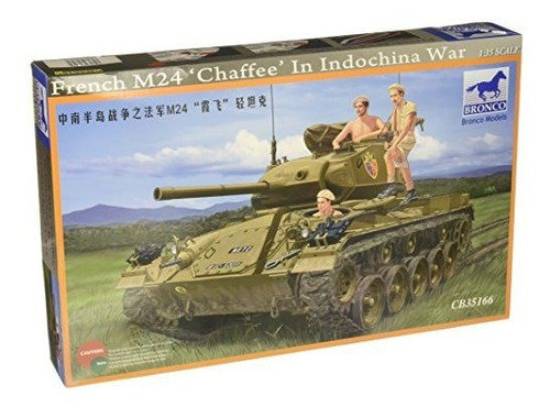 Maqueta Militar M24 Chaffee En Indochina, 1/35 Pe Parts