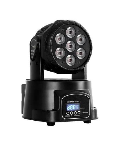 Cabezal Móvil 7 Leds X 8 Watt Rgbw Big Dipper Lm70s Dmx Auto