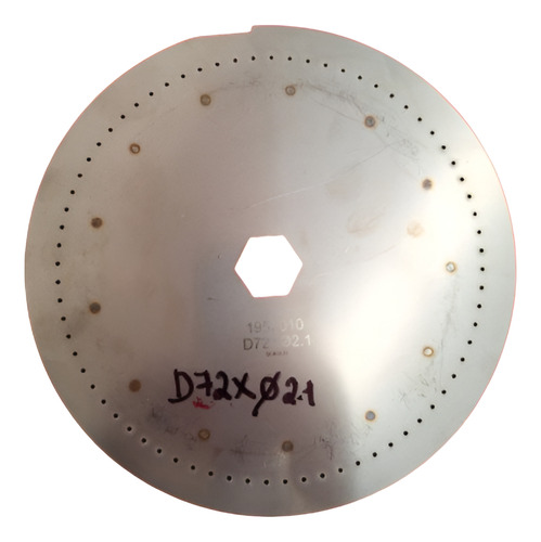 Disco Para Sembradora Neumaticas Gaspardo Y Enorossi D72x2.1