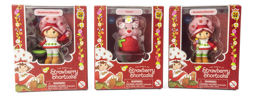 Strawberry Shortcake Set De 3 Figuras De Accion