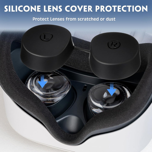 Chapou Silicone Cover Set Compatible With Oculus Quest 2 ...