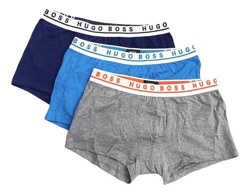 Boxer Trunk Hugo Boss 5039 - 3 Piezas De Algodón Flexible