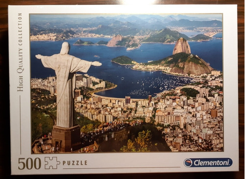 Rompecabezas Clementoni 500 Río De Janeiro Cristo Redentor