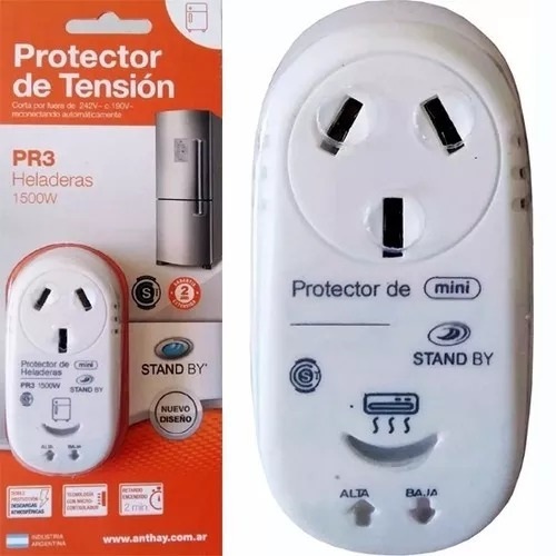 Protector Enchufable Para Heladera Frezeer 1500w X 12 Unidad