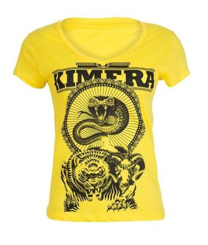 Camiseta Baby Look - Iridium Labs Kimera - Amarelo M