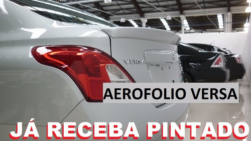 Aerofolio Nissan Versa Pintado Na Cor Do Veiculo , Confira !