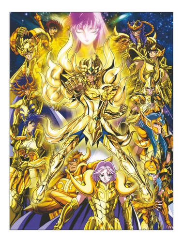 Quadro Animes - Saint Seiya - Diversos - Grande