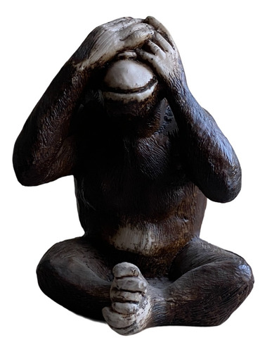 Los Tres Monos Sabios - 3 Figuras, De 17 Cm Cada Uno