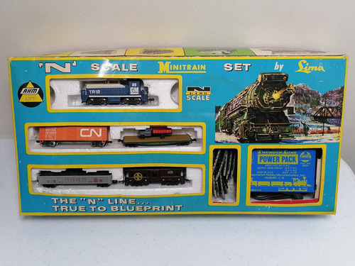 Ahm N 1:160 Scale Minitrain Set By Lima Locomotora Tren