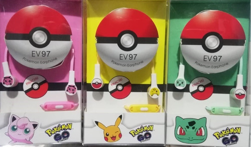 Audifonos Auriculares Pokemón Go 