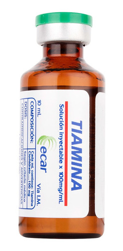 Tiamina Inyectable (ecar) - Unidad a $12700