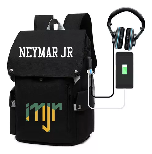 ShangYing's Store Mochila luminosa multifuncional Neymar JR jogador de  futebol Mochila estudante fãs do clube de futebol mochila para livros,  Estilo preto 1, free size, Computador portátil