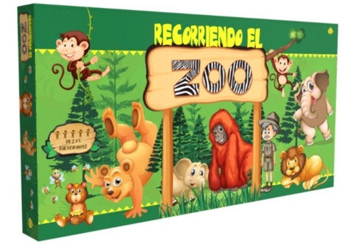 Juego De Mesa Recorriendo El Zoo Yuyu Original Niños +5 Años